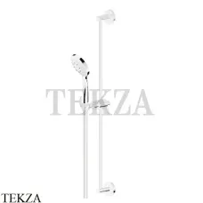 Newform Штанга с ручной круглой лейкой 3 режима ABS 72256.01.014, белый матовый