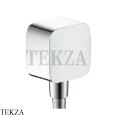 Hansgrohe Fixfit Шланговое подсоединение с клапаном обратного тока 26457000, хром глянец