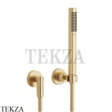 Dornbracht TARA Душевой гарнитур 1 режим, с отдельными розетками 27802892-28, латунь сатин Brushed