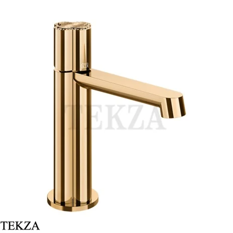Gessi Ludovica Смеситель для раковины crystals, с донным клапаном 76351-735, бронза глянец