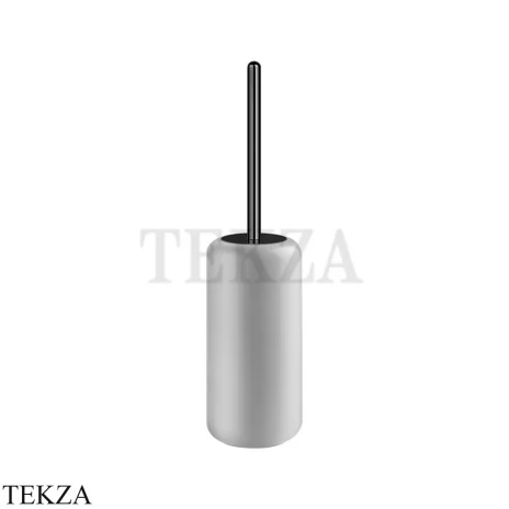 Gessi Goccia Ершик напольный, белая керамика 38043-706, Black Metal PVD