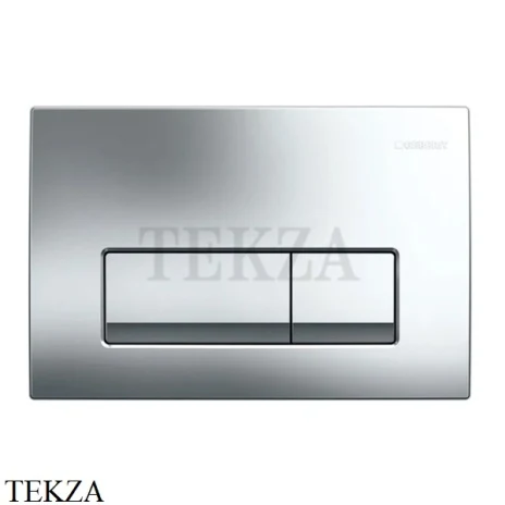 Geberit Delta50 Клавиша смыва, пластик для бачка UP100 115.119.21.1, хром глянец