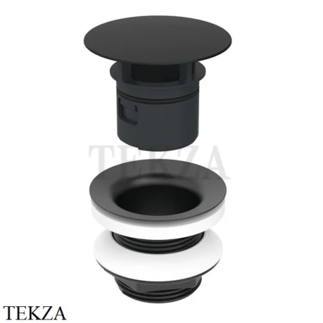 Geberit Сливной клапан со свободным стоком 152.080.14.1, черный матовый