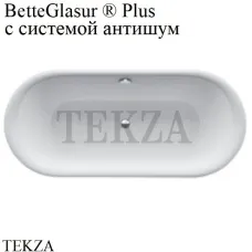 BETTE BetteLux Ванна овальная встраиваемая, сталь 3466-000 PLUS, BetteGlasur ® Plus, белый глянец