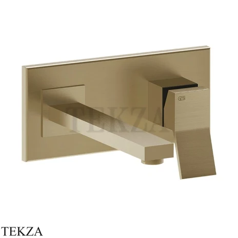 Gessi RETTANGOLO K Смеситель для раковины под размер, внешняя часть 53084-726, Warm Bronze Br. PVD