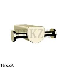 Gessi RILIEVO Крючок двойной для халата и полотенец 59522-710, Brass PVD
