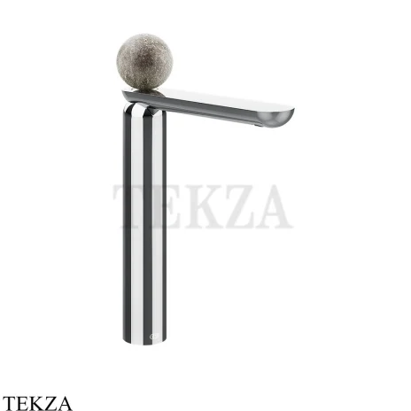 Gessi Perle Смеситель для раковины высокий, с донным клапаном 74653-031, хром глянец