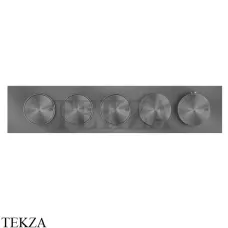 Gessi Origini NATURE Термостат для душа 3 потока с кнопками, внешняя часть 66224-707, Black Metal Brushed Gessi Origini NATURE Термостат для душа 3 потока с кнопками, внешняя часть 66224-707, Black Metal Brushed