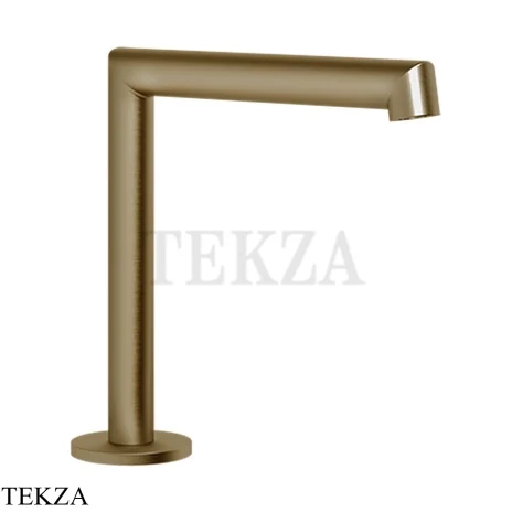 Gessi Ingranaggio-Anello Излив для раковины на столешницу, средний 63321-791, Deep Bronze Br. PVD