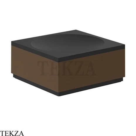 Gessi Jacqueline Мыльница настенная квадратная 77501-845, бронза Dark Brush