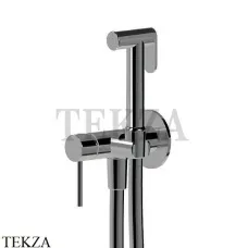Newform Гигиенический душ с держателем и смесителем, 886.59.064, PVD Brushed gun metal