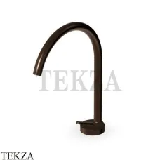 Zucchetti Isy22 Смеситель для раковины высокий, без гарнитуры ZIS1404.P21, brushed chocolate PVD