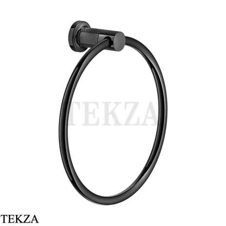 Gessi INCISO accessories Держатель для полотенца кольцевой 58509-706, Black Metal PVD