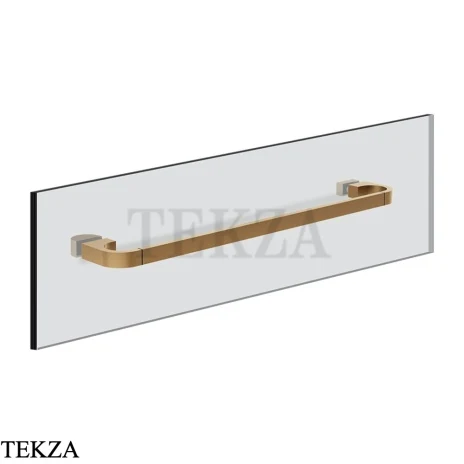 Gessi Perle Полотенцедержатель для крепления на стекло, 45 см 74913-726, бронза Brushed
