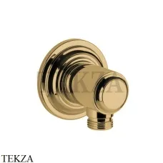 Gessi VENTI20 Вывод воды для душевого шланга 65169-727, Brushed Brass