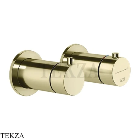 Gessi Ingranaggio-Anello Термостат для душа на 2 потока, внешняя часть 63333-710, Brass PVD