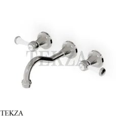 Zucchetti Agora Classic Смеситель для раковины, внешняя часть ZAM672.C8, nickel глянец