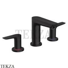 Hansgrohe Talis E Смеситель для раковины, с донным клапаном 71733670, черный матовый