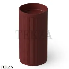 Dea Design Pedestal Basin Раковина напольная рифленая Solid Surface DD2801 450 17, Red Wine №17
