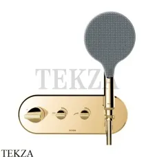 Bossini  APICE Термостат для ванны 2 потока, внешняя часть Z00520.043, Золото Satined