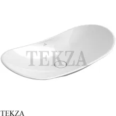 Villeroy & Boch My Nature Раковина накладная, без перелива 411080R1, белый глянец, ceramicplus Villeroy & Boch My Nature Раковина накладная, без перелива 411080R1, белый глянец, ceramicplus