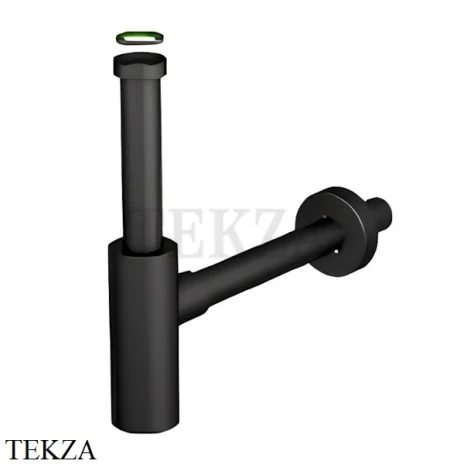 Hatria ACCESSORIES Сифон бутылочный для раковины 01Y7AS02, черный матовый