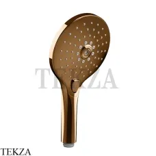 Gessi Shower Душевая лейка 3-х позиционная с кнопкой select 47351-735, Warm Bronze