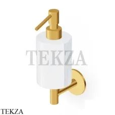 Zucchetti PAN Дозатор для жидкого мыла или лосьона, керамика ZAC615.C41, brushed gold