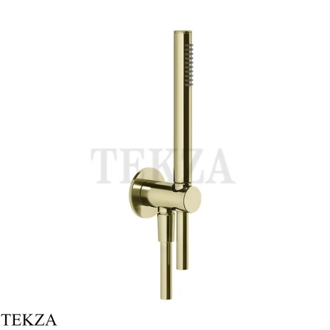 Gessi ANELLO Душевой комплект, стержневая лейка 63329-710, Brass PVD