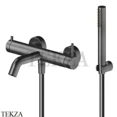 Newform X-Steel 316 Смеситель для ванны наружный, с гарнитуром 69641CX.59.064, PVD Brushed gun metal