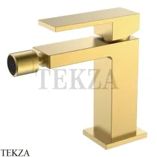 Boheme Qubic Смеситель для биде однорычажный, без гарнитура 476-MG, латунь matt gold