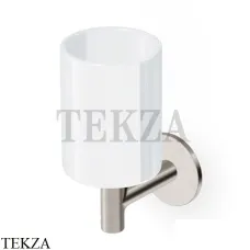 Zucchetti PAN Стакан настенный, керамика ZAC613.C3, brushed nickel