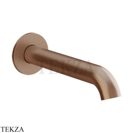 Gessi Origini MATERIC Излив для ванны настенный монтаж 66103-708, Copper Brushed PVD