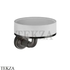 Gessi VENTI20 Мыльница настенная белая 65401-707, Black Metal Brushed