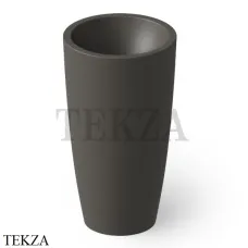 Dea Design Pedestal Basin Раковина напольная круглая Solid Surface DD2010 500 5, Graphite №5