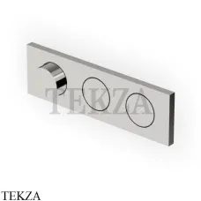 Zucchetti Hoop Термостат для душа на 2 потока, внешняя часть ZHO782.C8, nickel глянец