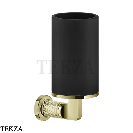Gessi INCISO accessories Стакан настенный для зубных щеток, черный 58508-710, Brass PVD