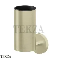 Newform X-Steel 316 Станкан настенный с держателем, сталь 73204X.59.098, PVD Brushed pale gold Newform X-Steel 316 Станкан настенный с держателем, сталь 73204X.59.098, PVD Brushed pale gold