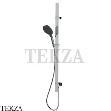 Bossini  APICE Душевая штанга FLAT, c круглой лейкой Easy-Clean D48086.030, хром глянец