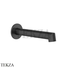 Gessi ANELLO Излив для ванны настенный монтаж 63603-299, Black XL
