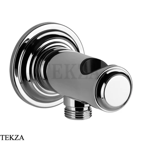 Gessi VENTI20 Держатель для душевой лейки с выводом воды 65161-031, хром глянец