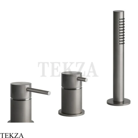 Gessi 316 BATH Смеситель для ванны, без излива 54043-239, Steel Brushed