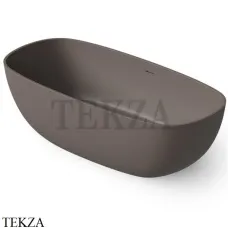 Dea Design Modern Ванна отдельностоящая скругленная 180x85 Solid Surface DD8666 1800 6, Grey Brown №6
