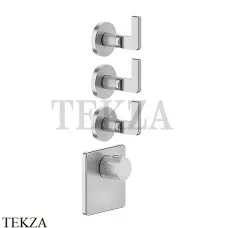 Gessi INCISO WELLNESS Термостат 3 выхода, внешняя часть 58216-031, хром глянец