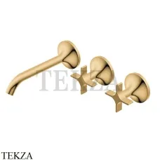 Ritmonio Diametro35 Cross Смеситель для раковины, внешняя часть PR53AK201 GOX, Brushed Gold