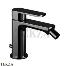 Newform HAKA Смеситель для биде, с донным клапаном 72025.01.093, черный матовый