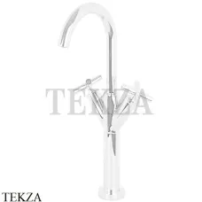 FIMA Carlo Frattini Maxima Смеситель для раковины, с гарнитуром, F5331WBS, белый матовый