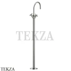 Dornbracht TARA Смеситель для раковины напольный, внешняя часть 22585892-06, платина матовая Dornbracht TARA Смеситель для раковины напольный, внешняя часть 22585892-06, платина матовая