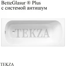 BETTE BETTEFORM Встраиваемая прямоугольная ванна 2942-000 PLUS AD, сталь, антишум, BetteGlasur ® Plus, белый глянец