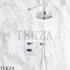 Oasis VENICE Термостат для душа в комплекте с ручным душем и верхней лейкой 000RBVE070CR, хром глянец